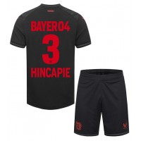 Bayer Leverkusen Piero Hincapie #3 Replica Home Minikit 2023-24 Short Sleeve (+ pants)